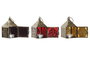 DKD Home Decor Farola Arabe Hamsa arbol de la vida Tribeca mandala Dorado Metal Cristal 6 x 10 x 6 cm (6 Unidades)