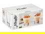 VIVALTO Vaso Cónico Base 230 ml Transparente Vidrio 9 x 10.5 x 9 cm (Set de 24)