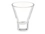 VIVALTO Vaso Cónico Base 230 ml Transparente Vidrio 9 x 10.5 x 9 cm (Set de 24)