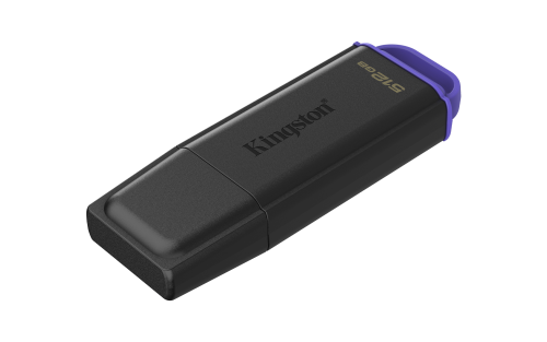 Kingston DataTraveler Exodia DTXG2/512GB 512GB USB 3.2 Gen 1 Flash Drive con Tapa y Llavero - Negro y Violeta