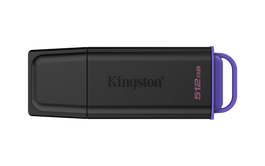 Kingston DataTraveler Exodia DTXG2/512GB 512GB USB 3.2 Gen 1 Flash Drive con Tapa y Llavero - Negro y Violeta