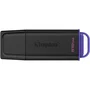Kingston DataTraveler Exodia DTXG2/512GB 512GB USB 3.2 Gen 1 Flash Drive con Tapa y Llavero - Negro y Violeta