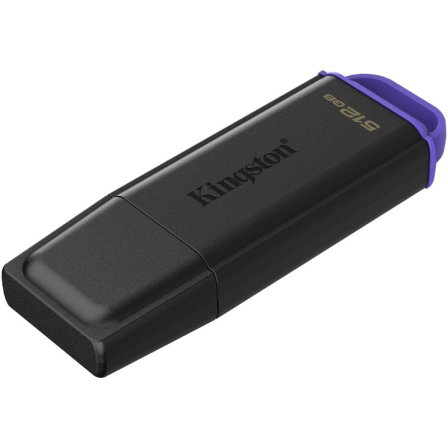 Kingston DataTraveler Exodia DTXG2/512GB 512GB USB 3.2 Gen 1 Flash Drive con Tapa y Llavero - Negro y Violeta