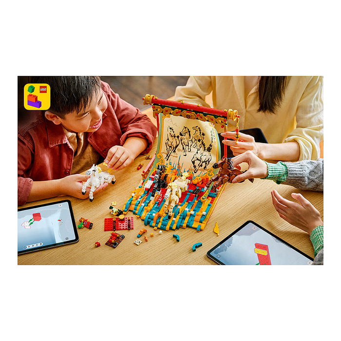 LEGO Chinese Festivals Lienzo con Caballos Galopantes 80119