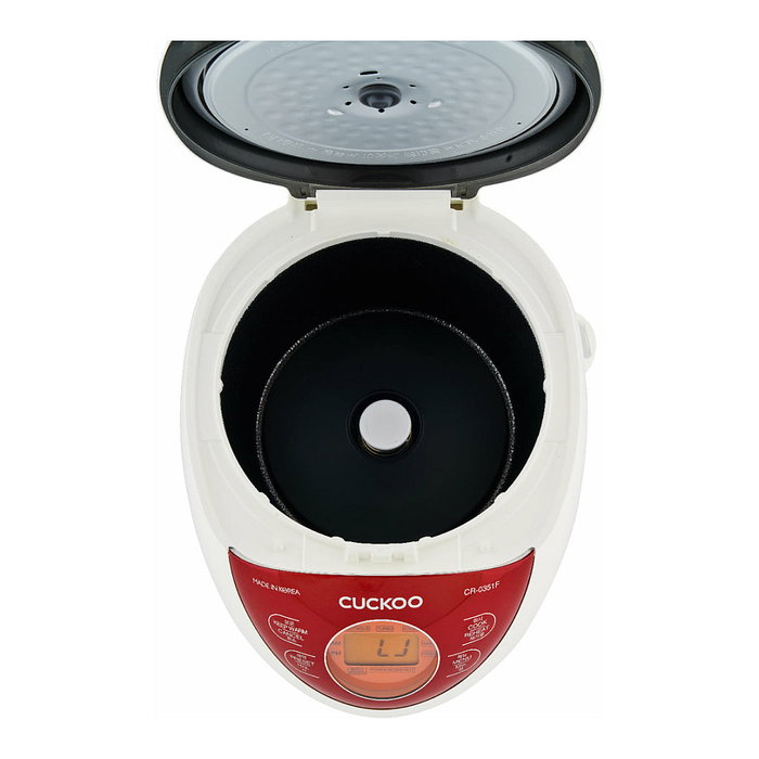 Cuckoo CR-0351F Arrocera Fuzzy Logic 0,54L Blanco y Rojo