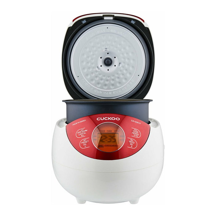 Cuckoo CR-0351F Arrocera Fuzzy Logic 0,54L Blanco y Rojo