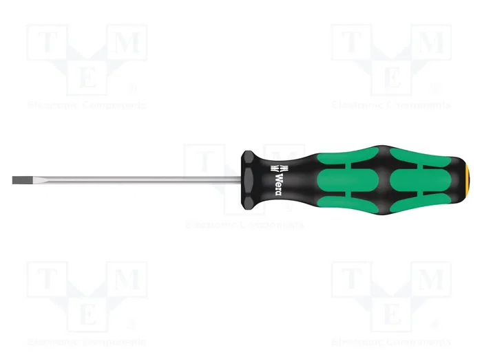 WERA Destornillador plano estándar 2,5x0,4 mm WERA Destornillador plano estándar 2,5x0,4 mm