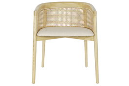 DKD Home Decor Silla Horeca Natural Beige 53 x 76 x 64 cm (2 Unidades)
