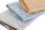 DKD Home Decor Tapete de Microfibra Bandana Pastel 50x38x0,7 cm Surtido de 3
