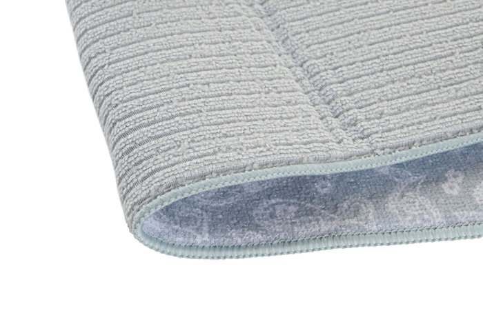 DKD Home Decor Tapete de Microfibra Bandana Pastel 50x38x0,7 cm Surtido de 3
