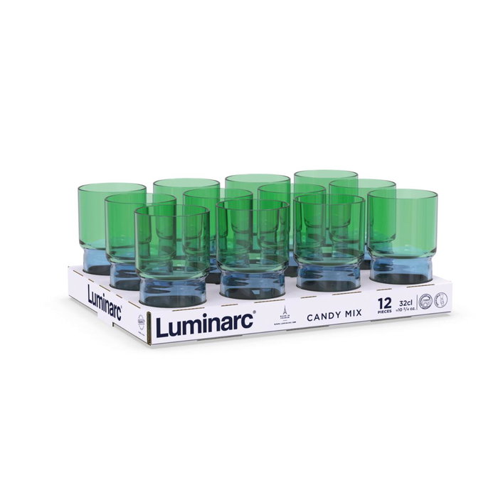 Vaso Alto Vidrio Candy Mix Luminarc 32 cL