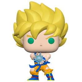 Funko POP Figura Dragon Ball Z Super Saiyan Goku Kamehameha Wave Serie 9 Vinilo 9cm
