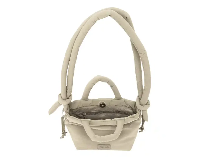 Safta Bolso Moos Capsula, Color Beig Claro, Dimensiones 160x160x100 mm