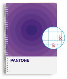 Bloc Escolofi Pantone Moods A4 80H Cuadric.4X4 90G Focus (Set de 5)