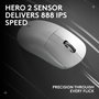 Logitech G Pro X Superlight 2 Blanco Inalámbrico
