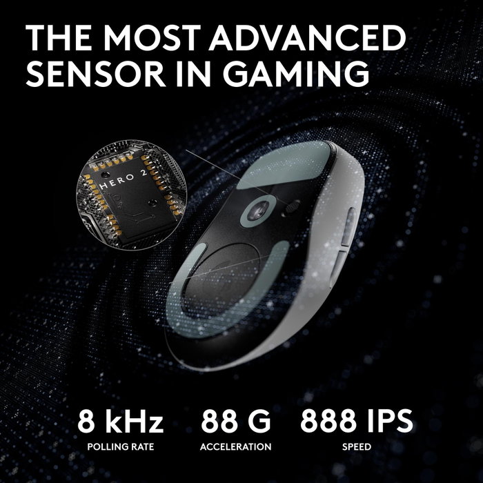 Logitech G Pro X Superlight 2 Blanco Inalámbrico Logitech G Pro X Superlight 2 Blanco Inalámbrico