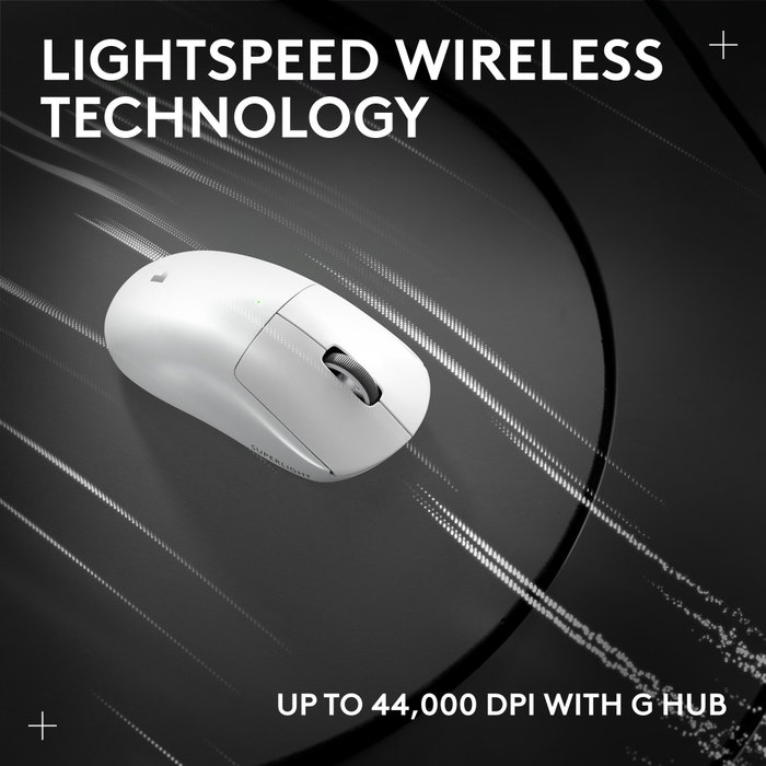 Logitech G Pro X Superlight 2 Blanco Inalámbrico Logitech G Pro X Superlight 2 Blanco Inalámbrico