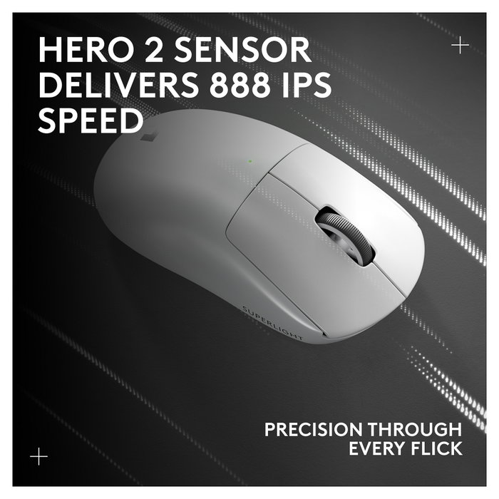 Logitech G Pro X Superlight 2 Blanco Inalámbrico Logitech G Pro X Superlight 2 Blanco Inalámbrico