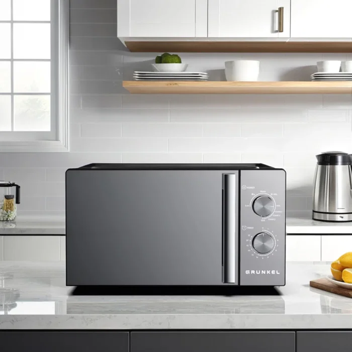 Grunkel MWG-20ESPEJO Microondas con Grill 800W 20L Negro