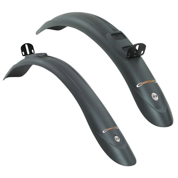 SKS Set Guardabarros Beavertail Delantero Trasero 26/28" Negro Protección Salpicaduras para MTB Fat Tire SKS Set Guardabarros Beavertail Delantero Trasero 26/28" Negro Protección Salpicaduras para MTB Fat Tire
