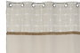 Cortina DKD Home Decor Natural 260 x 140 cm (2 Unidades) Poliéster Algodón