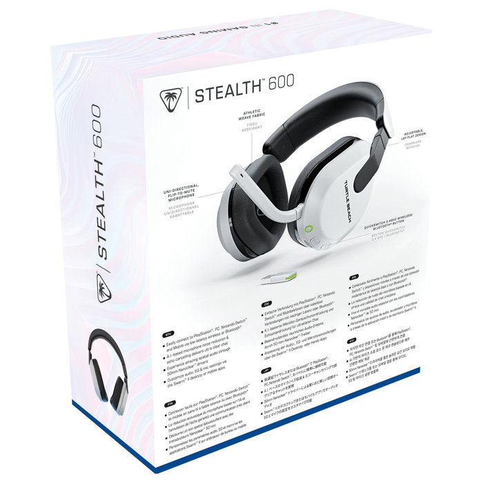 Turtle Beach Stealth 600 GEN3 PS Over-Ear Stereo Headset, Blanco