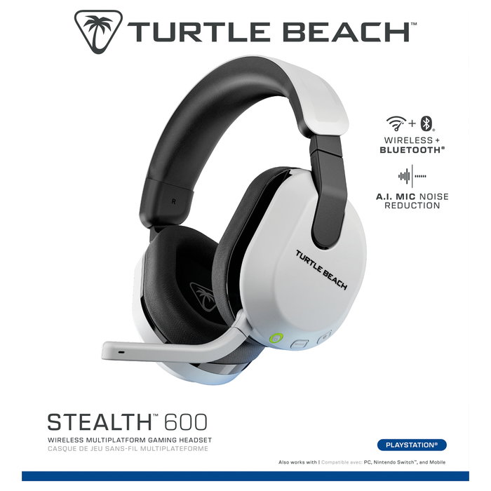Turtle Beach Stealth 600 GEN3 PS Over-Ear Stereo Headset, Blanco