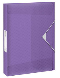 Carpeta De Proyectos Esselte Colour Breeze Pp A4 Gomas 4 Cm Malva (Set de 5)