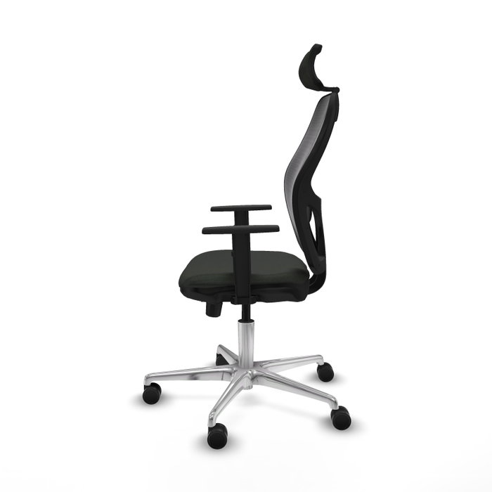 PIQUERAS Y CRESPO Silla de oficina Jorquera con mecanismo Sincro/Traslack, Negro PIQUERAS Y CRESPO Silla de oficina Jorquera con mecanismo Sincro/Traslack, Negro