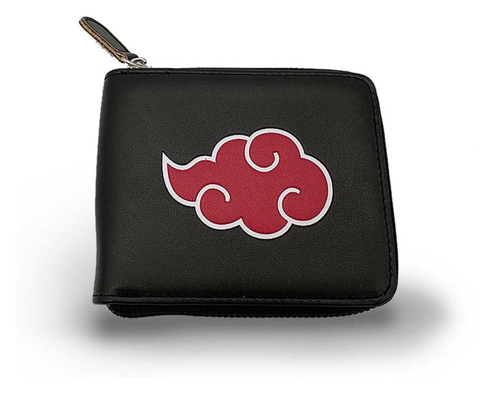 KARACTERMANIA Cartera Naruto Shippuden Man Zip Clouds