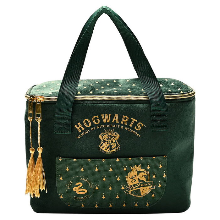 WIDDOP & CO Bolsa Portameriendas Harry Potter Slytherin de Terciopelo - Hogwarts School of Witchcraft & Wizardry WIDDOP & CO Bolsa Portameriendas Harry Potter Slytherin de Terciopelo - Hogwarts School of Witchcraft & Wizardry