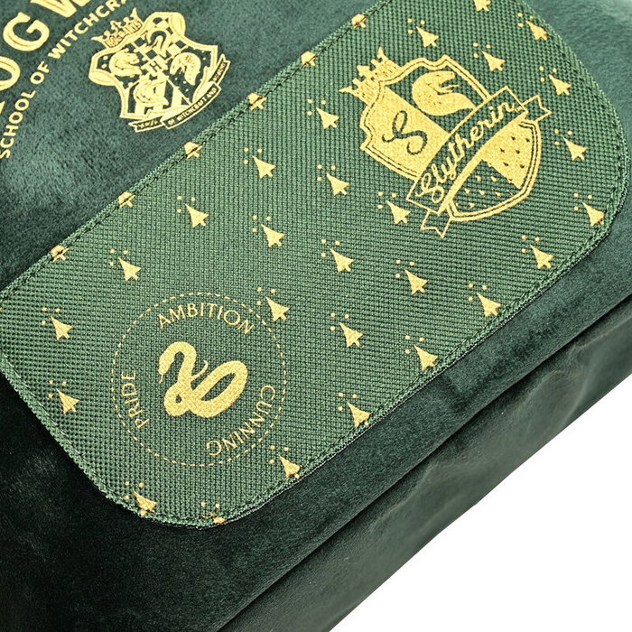 WIDDOP & CO Bolsa Portameriendas Harry Potter Slytherin de Terciopelo - Hogwarts School of Witchcraft & Wizardry WIDDOP & CO Bolsa Portameriendas Harry Potter Slytherin de Terciopelo - Hogwarts School of Witchcraft & Wizardry