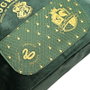 WIDDOP & CO Bolsa Portameriendas Harry Potter Slytherin de Terciopelo - Hogwarts School of Witchcraft & Wizardry