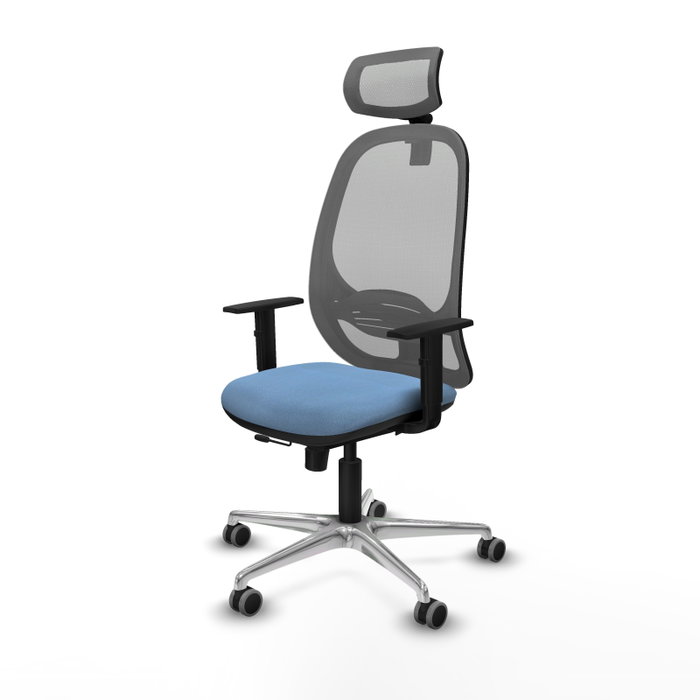 PIQUERAS Y CRESPO Silla de oficina Cilanco Azul cielo con mecanismo Sincro/Traslack PIQUERAS Y CRESPO Silla de oficina Cilanco Azul cielo con mecanismo Sincro/Traslack