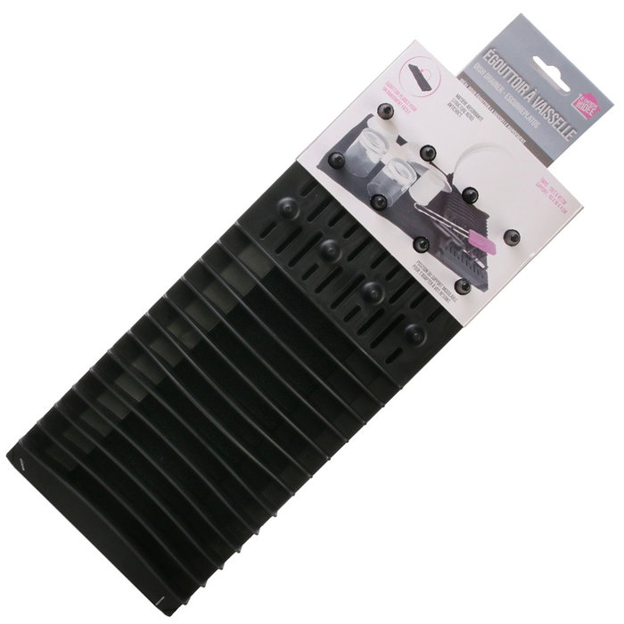 Je cherche une Idee Escurreplatos con estructura ventilada y tapete absorbente 59,5x45 cm