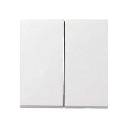 GIRA Wippe System 55 2 fach Blanco puro brillante