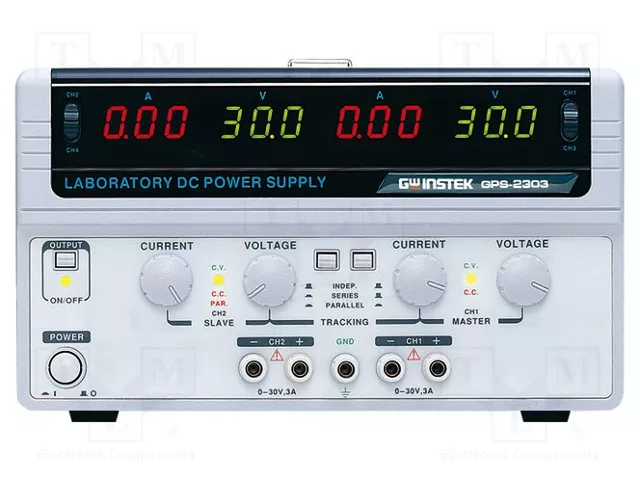 GW INSTEK Fuente de alimentación de laboratorio GPS-2303 0÷30VDC 0÷3A GW INSTEK Fuente de alimentación de laboratorio GPS-2303 0÷30VDC 0÷3A