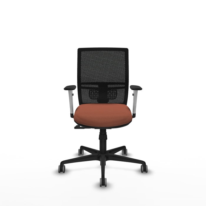 PIQUERAS Y CRESPO Silla de oficina Yunquera con mecanismo Sincro, Marrón y Negro PIQUERAS Y CRESPO Silla de oficina Yunquera con mecanismo Sincro, Marrón y Negro