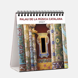 TRIANGLE POSTALS Calendario de Sobremesa 2027 Palau de la Música 14x15 cm