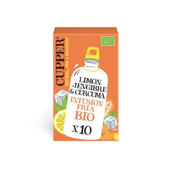 Cupper Infusión de Jengibre y Cúrcuma BIO 20 bolsitas Cupper Infusión de Jengibre y Cúrcuma BIO 20 bolsitas