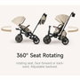 Ociotrends Triciclo Comfo Max 6-en-1 Plegable Beige