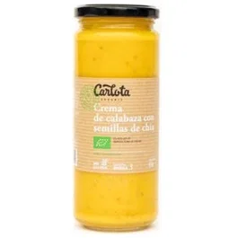 CARLOTA ORGANIC Crema De Calabaza Con Chia 450Gr Eco Sg Vegan