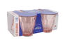Duralex Set 4 Vasos Picardie Rosa 25 cl de Vidrio Templado (12 Cajas)