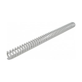 DeLOCK Conducto de cable flexible autoadhesivo 35 x 30 mm - 50 cm gris