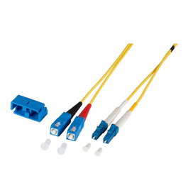 EFB Elektronik Cable de parcheo dúplex LC-SC OS2 G652D 3m LSZH 2mm verde