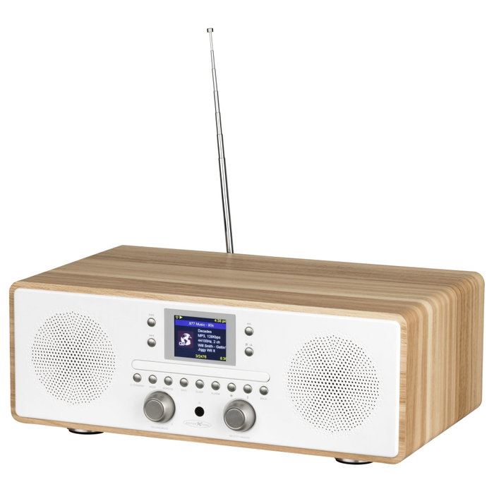 Reflexion HRA23INT Radio Estéreo Internet, DAB+, FM y CD Blanco
