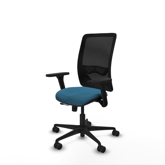 PIQUERAS Y CRESPO Silla de oficina Zulema con mecanismo Sincro/Traslack, Verde petróleo y Negro PIQUERAS Y CRESPO Silla de oficina Zulema con mecanismo Sincro/Traslack, Verde petróleo y Negro