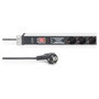 Digitus PDU DN-95433 1U con 5 salidas Schuko 16A negra