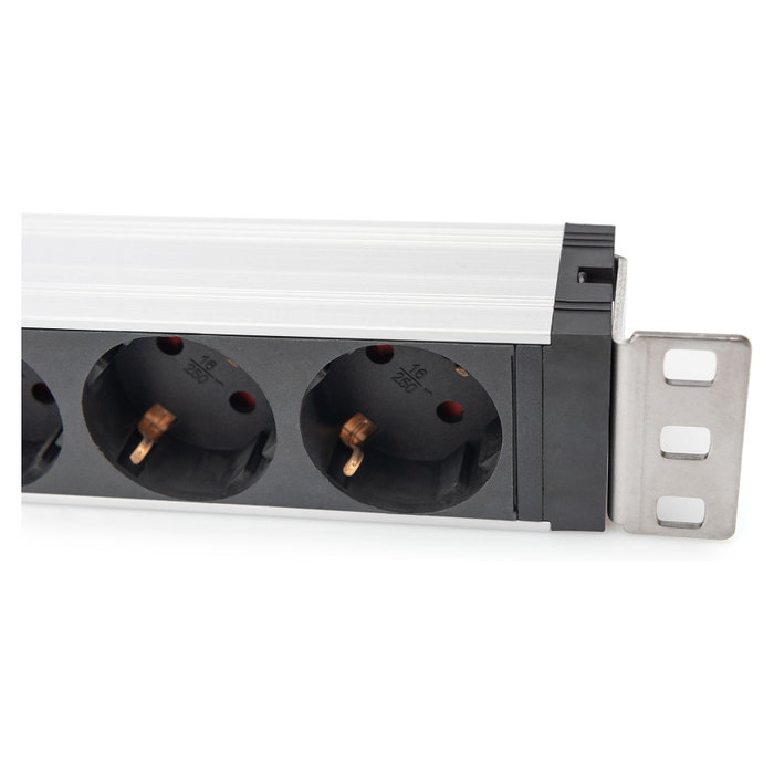 Digitus PDU DN-95433 1U con 5 salidas Schuko 16A negra