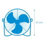 Edm Ventilador industrial de suelo Negro 40W